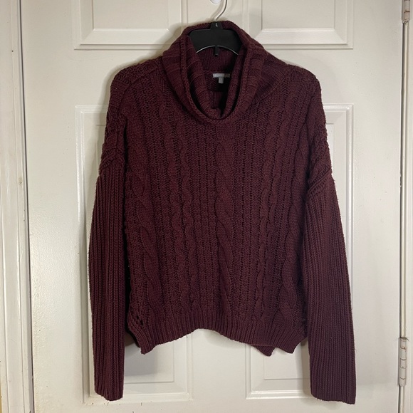 Charlotte Russe Sweaters - Charlotte Russe knitted turtleneck sweater in Brown.